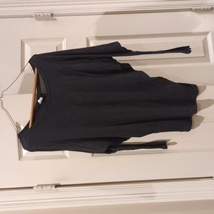 Charcoal Dolman Top